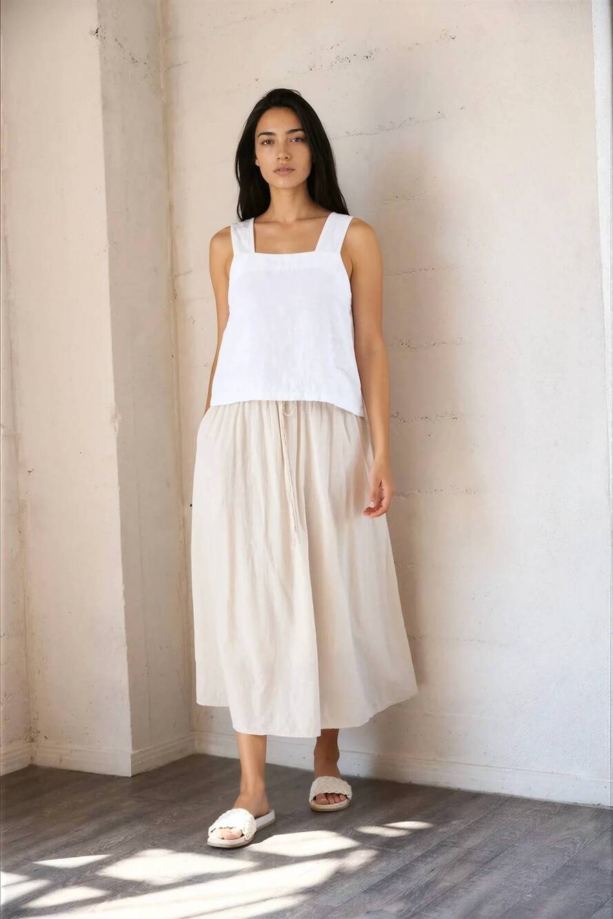 NEW IT IS WELL L.A. everyday skirt in natural